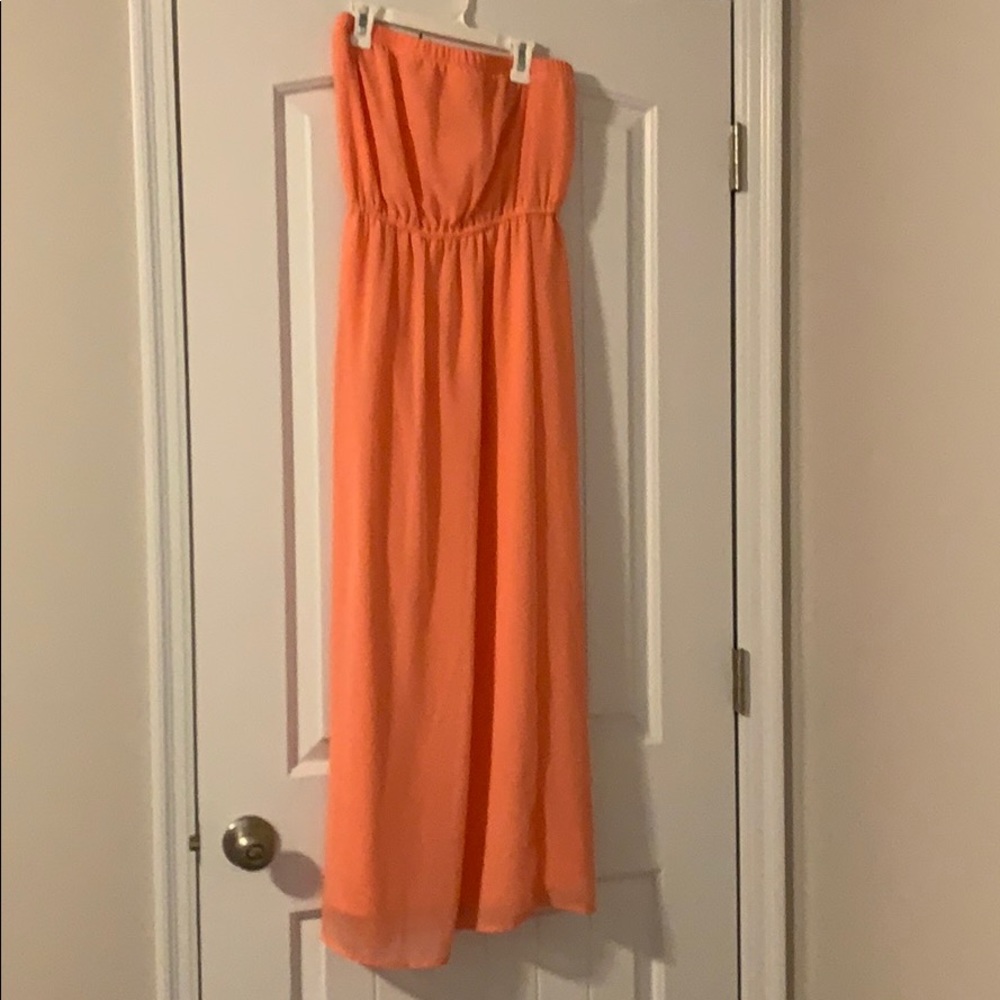 Forever 21-Coral Maxi Dress